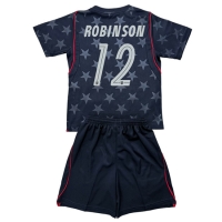 Camiseta Estados Unidos Miles Robinson #12 Segunda Equipación Replica Mundial 2026 para niños mangas cortas (+ Pantalones cortos)
